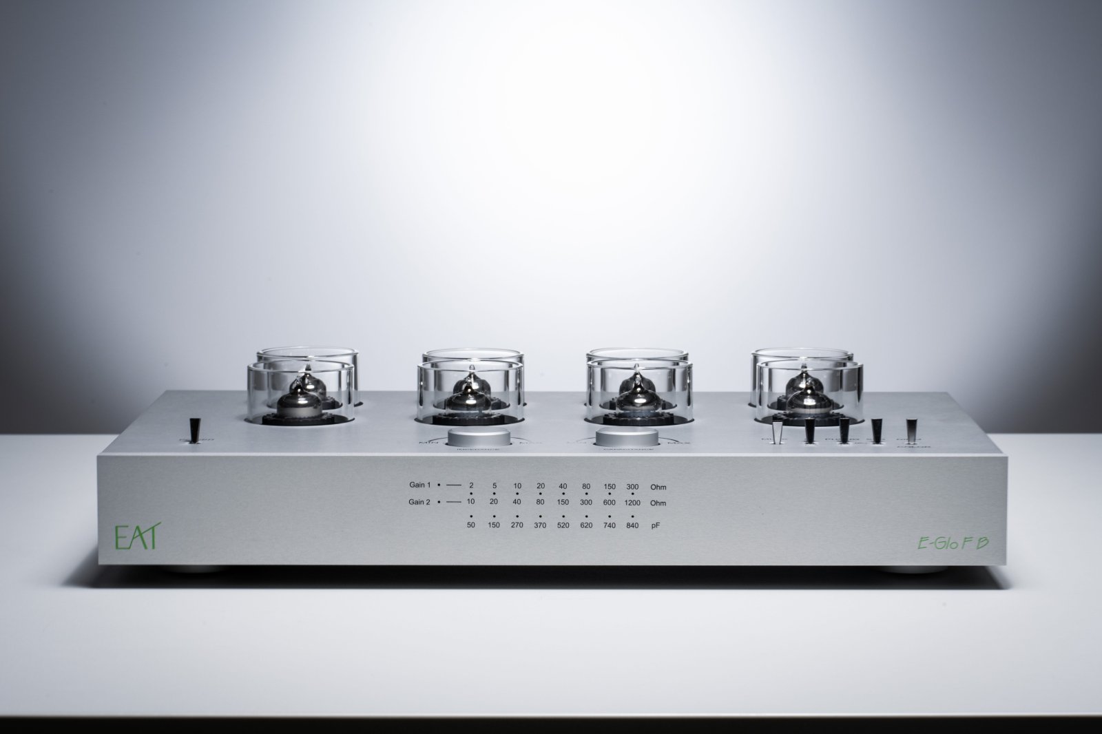 EAT E-Glo FB Tubed Phono Stage. Reference. Now at True Audiophile.