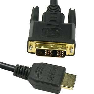 20FT 20 FT HDMI 1.4a MALE TO DVI-D SINGLE MALE GOLD PLATED CABLE 1080p