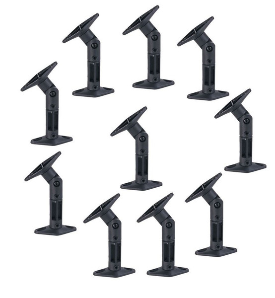 10 PACK UNIVERSAL CEILING WALL SATELLITE SPEAKER MOUNT BRACKET HOME THEATER BOSE
