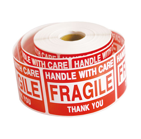 2 RollS 1000 2 x 3 FRAGILE HANDLE WITH CARE Stickers Labels