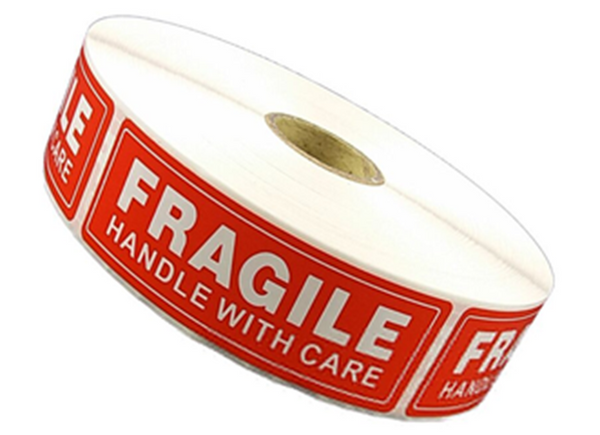 10 Rolls 10000 1 x 3 FRAGILE HANDLE WITH CARE Stickers Labels
