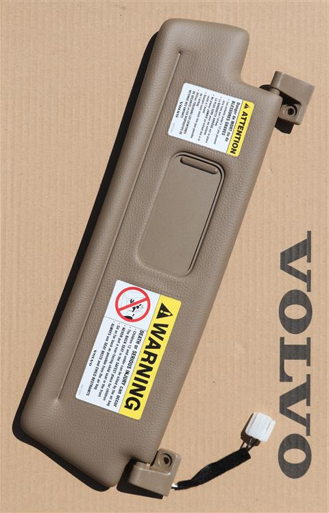 Volvo C70 Convertible Driver Side Sun Visor (1998-2004) | Tan/Beige