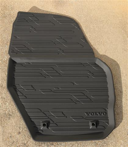 Volvo S60 Rubber Floor Mats OffBlack (OEM Set) 20112018