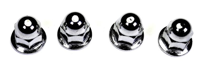 Volvo License Plate Bracket Nuts (Set of 4) Voluparts