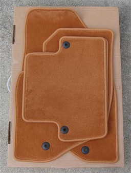 2004-2007 Volvo V70R Floor Mats - Atacama Orange [OEM Textile Set]
