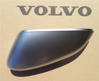 2009-2011 Volvo S40 R-Design Side Mirror Cover - Matte Chrome