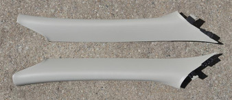 2001-2007 Volvo XC70 PLASTIC A-Pillar Interior Trim Panels - "OAK" PAIR