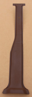 Volvo 240 B-Pillar Seatbelt Trim Panel (DARK BROWN) - Passenger Side