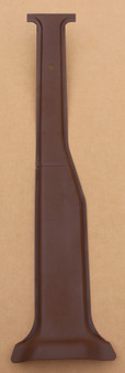 Volvo 240 B-Pillar Seatbelt Trim Panel (DARK BROWN) - Driver Side