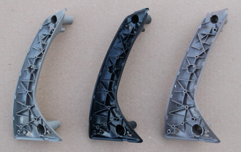 Group shot, with covers not pictured. From left to right: "Oak/Arena", Off-black/Charcoal, "Sand/Beige"