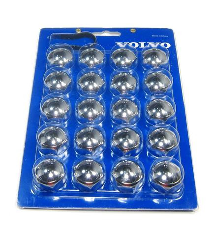 1999-2006 Volvo S80 "Chrome" Lug Nut Covers [OEM Set]