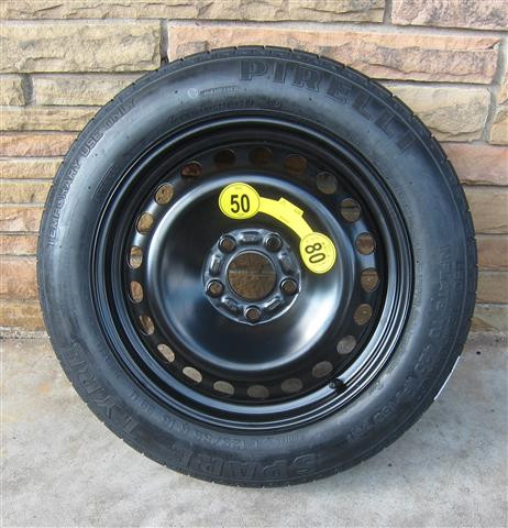 Note: Volvo switched to a Continental brand tire since this picture was taken