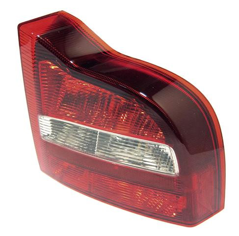Pictured: Right (Passenger) side tail light assembly for a Volvo S80 (model year 2001, 2002, or 2003).