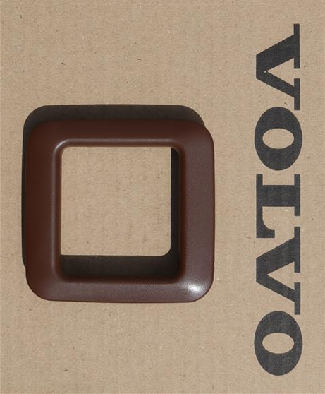 1989-1993 Volvo 240 Wagon Rear Seat Release Latch Trim [DARK BROWN]