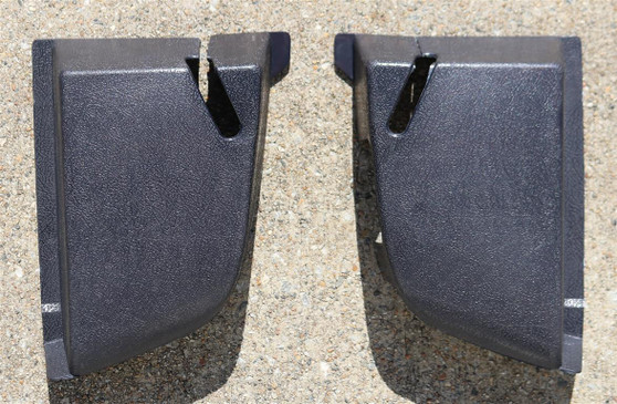 1981-1993 Volvo 240 Rear Seat Belt Covers (DARK BLUE PAIR)