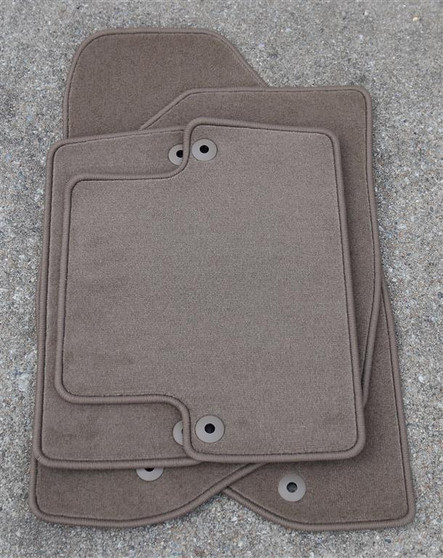 2005-2007 Volvo V70 Floor Mats - SAND BEIGE [OEM Textile Set]
