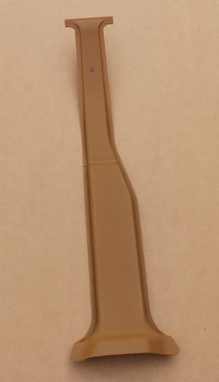 Volvo 240 B-Pillar Seatbelt Trim Panel (TAN) - Driver Side