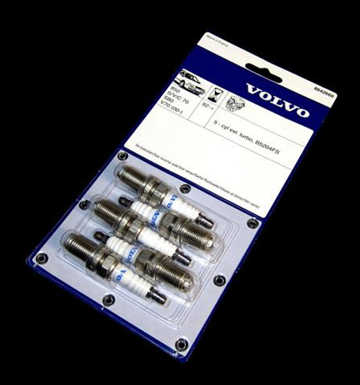 1998-2000 Volvo S70 Spark Plugs - Non-Turbo [OEM Set]