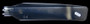 2012-2014 Volvo XC90 Front Roof Rail End Cap (Plastic Cover) - SILVER