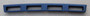 Volvo 240 Rear Parcel Shelf Vent Louvre [DARK BLUE]