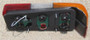 1985-1993 Volvo 240 Sedan Tail Light Assembly (Black Trim)