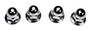 Volvo License Plate Bracket Nuts (Set of 4)