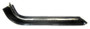 1986-1993 Volvo 240 Sedan Left Rear Corner Bumper Molding (Black/Chrome)