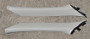 2001-2007 Volvo V70 PLASTIC A-Pillar Interior Trim Panels - "OAK" PAIR