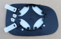 Volvo C30 Driver Side Mirror Glass (With Backing)