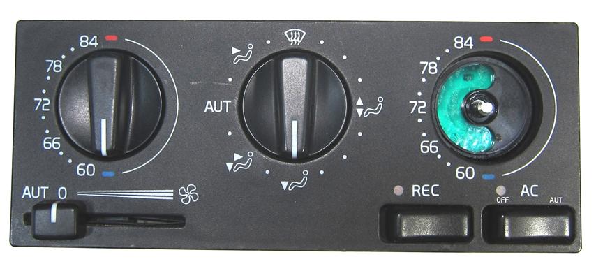 Volvo 850 ECC Climate Control Knob (Heater/AC) | Voluparts