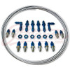 JBtuned Brake Line Tuck Kit - Blue Finish