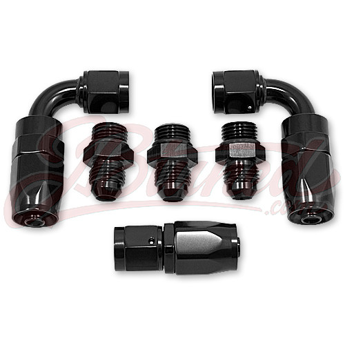 Fuel Pressure Regulator Fitting Kit Aeromotive A10006 Twin Fuel Rails