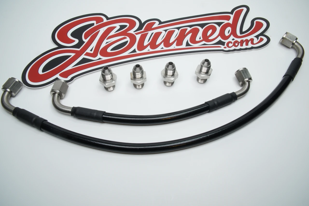JBtuned Nissan 240SX S13 S14 Power Steering Rack Hard Line Replacement Kit