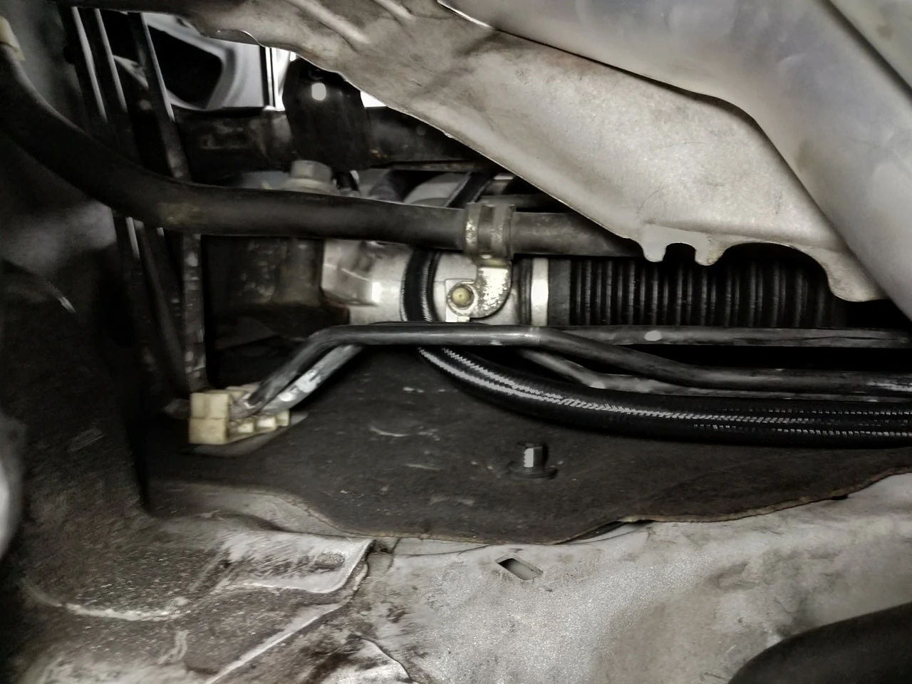 RSX DC5 Fuel Feed Routing Behind OEM Firewall Heat Shield