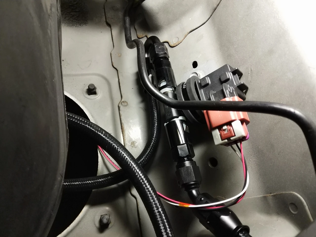 RSX DC5 Ethanol-Content Sensor Installation Example – Sensor Sold Separately