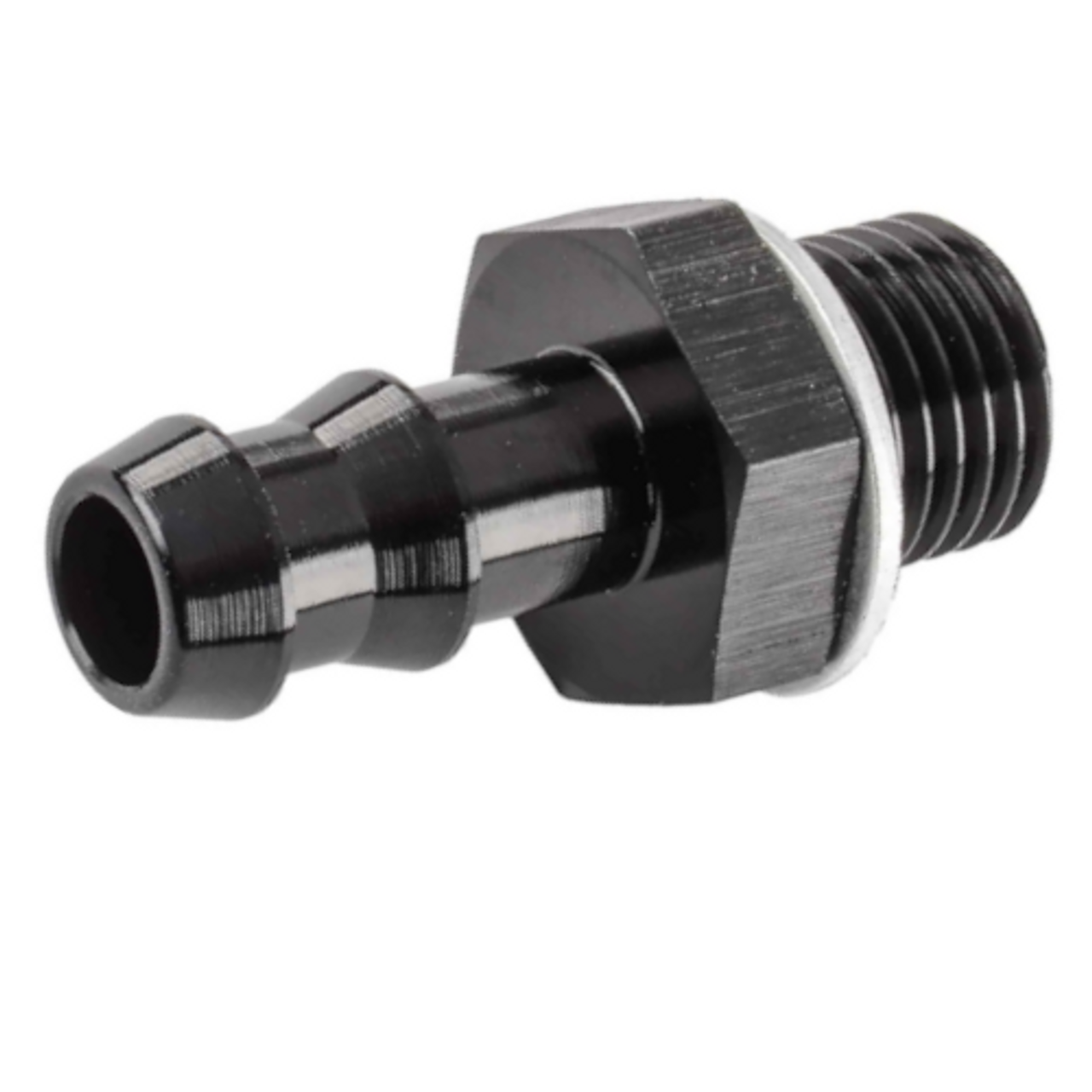 Hose Barb Adapter 14mm x 1.5 Male Straight to 3/8" Hose