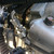 Close-up of JBtuned K-swap hydraulic clutch line connection at the K-Series transmission slave-cylinder assembly.