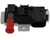 Front view of Continental 13577429 ethanol-content sensor secured in the JBtuned flex fuel sensor mounting bracket.