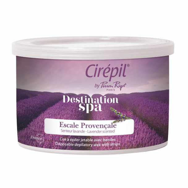 Cirepil Destination Spa Escale Provencale Lavendar Scent 400g Wax Tin