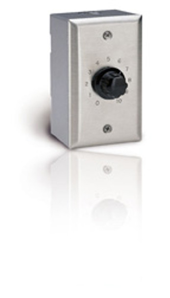 Valcom V-1092 Speaker Volume Control, Stainless Steel