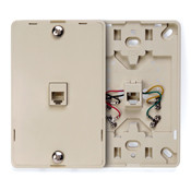 Leviton, 4 conductor, wall mount, plastic 40214
