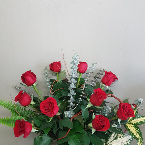 Roses for my Valentine: Hand-Tied Bouquet  