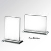 Horizontal or Vertical Rectangle Glass Award
Glass Plaques Engraved