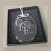 Company Logo etched in Prism Ornament