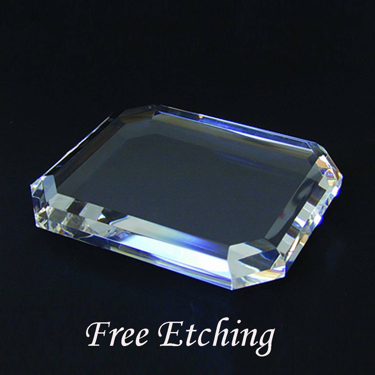 Paperweights Engraved Personalized Desk Gifts Crystal Glass Etching Fever