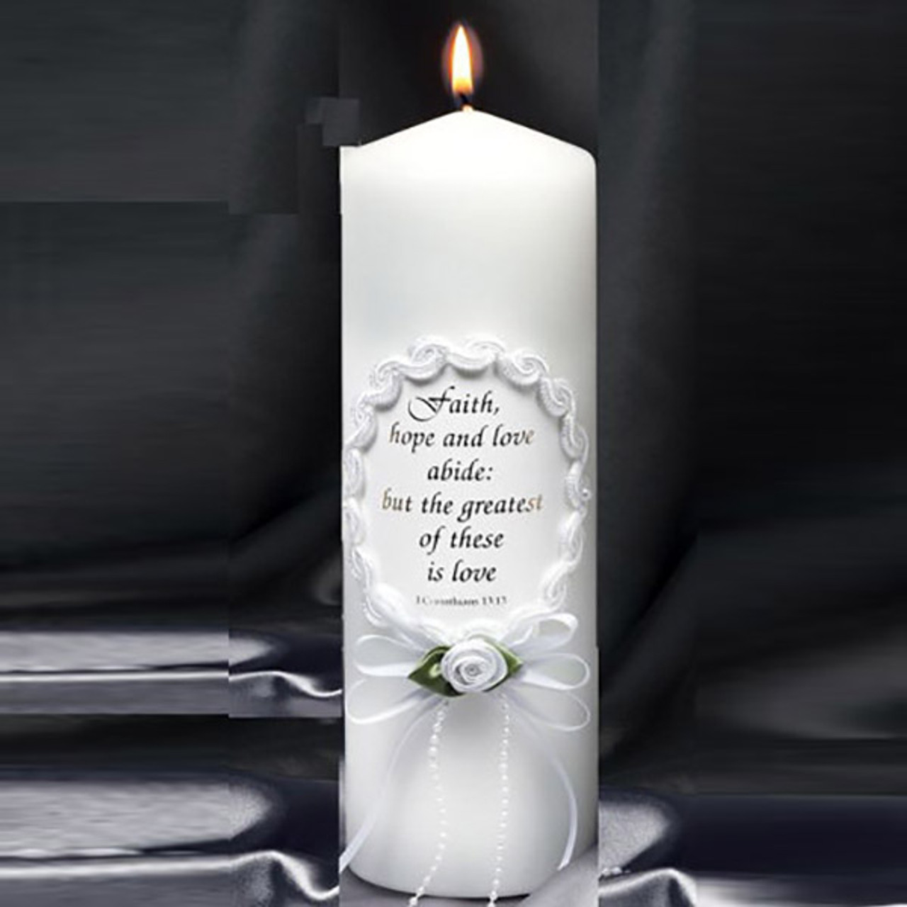 religious wedding candles