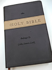 Personalized Bible
Great for Confirmation or First Communion Gifts.