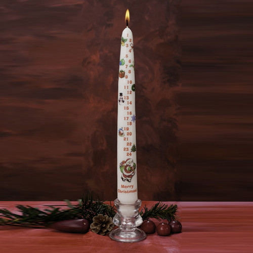 Countdown to Christmas Advent Candle