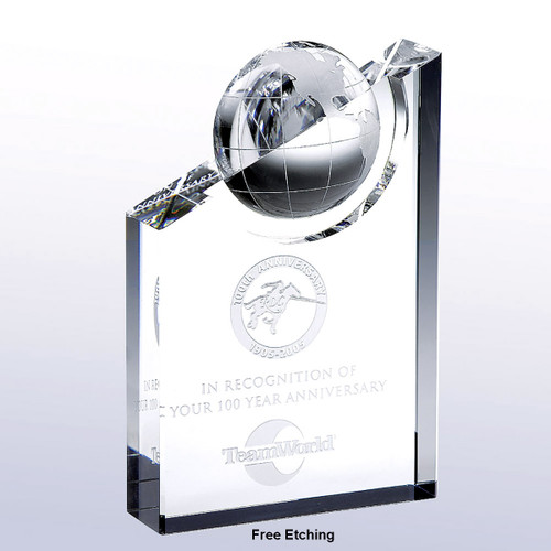 World Globe Pinnacle Crystal Award
Service Recognition Awards