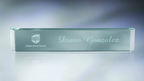 Jade Glass Nameplate
Great Gift Idea!